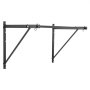 VEVOR Barra de Dominadas Montaje en Pared, Profundidad Ajustable a 56 cm o 76 cm, para Entrenamiento de la Parte Superior del Cuerpo, Capacidad 200 kg, para Gimnasio en Casa, 1276 x 812 x 787 mm