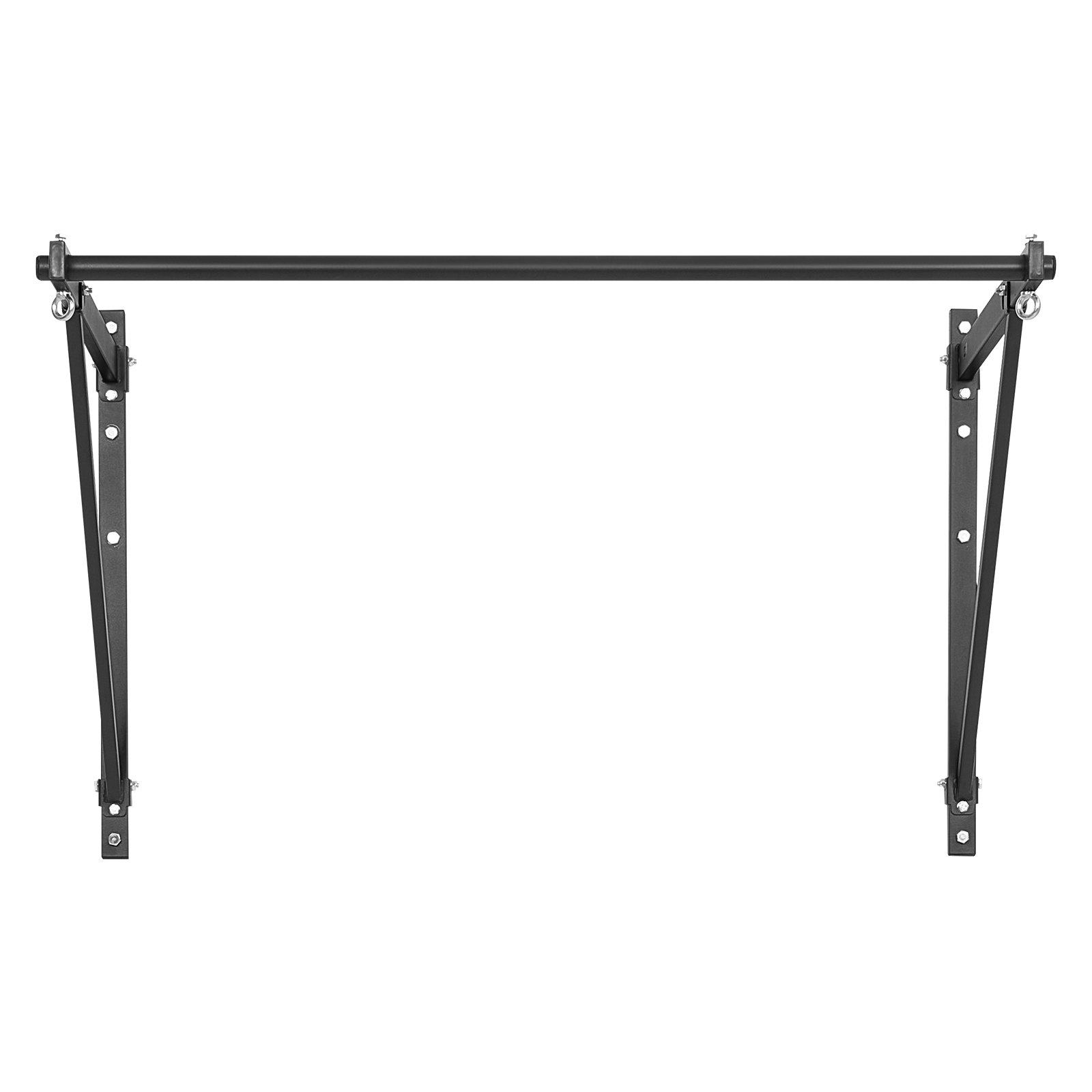 VEVOR Barra de Dominadas Montaje en Pared, Profundidad Ajustable a 56 cm o 76 cm, para Entrenamiento de la Parte Superior del Cuerpo, Capacidad 200 kg, para Gimnasio en Casa, 1276 x 812 x 787 mm