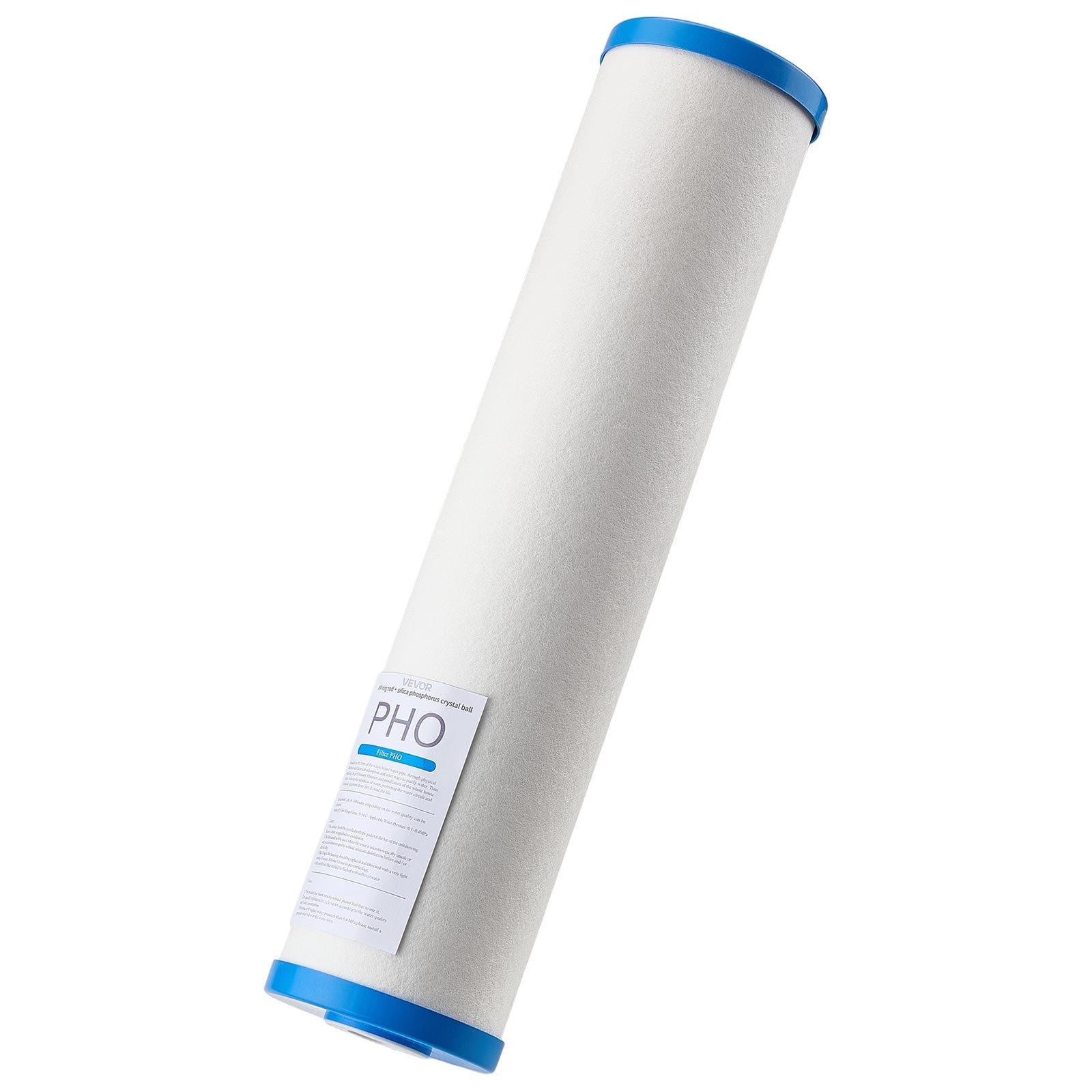 VEVOR Cartucho de Repuesto a Filtro de Agua para Casa, con Inhibidor de Sarro PHO, Reduce el Cloro, el Sabor y el Olor, y Previene la Corrosión, 115 x 115 x 507 mm, para Usos de Agua Domésticos