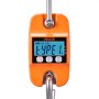 VEVOR Báscula Colgante Digital Carga Máxima 400 kg, Resolución 100 g con Tara, Retención de Pico Datos, Pantalla LCD, Aluminio Fundido, Escala Digital de Grúa Portátil para Pesca Almacén Taller Granja