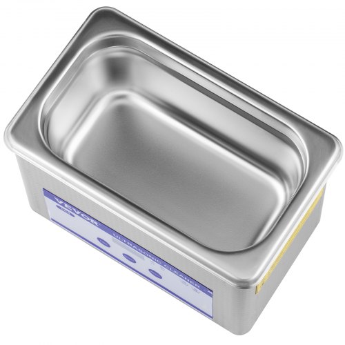 VEVOR Limpiador Ultrasónico 800ml, 35W Limpiador Ultrasónico Profesional de Acero Inoxidable, Máquina de Limpieza Ultrasónica Potente Frecuencia de 40 kHz con Pantalla LED para Joyas, Reloj, Gafas