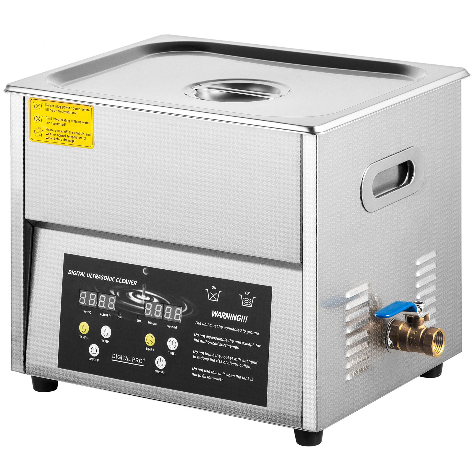Vevor 10 L Limpiador Ultrasónico Digital Limpieza Ultrasonido Ultrasonic Cleaner