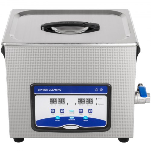 VEVOR Limpiador Ultrasónico, Limpiador de Joyas, Máquina Ultrasónica, Limpiador Sónico, Digital, 10L
