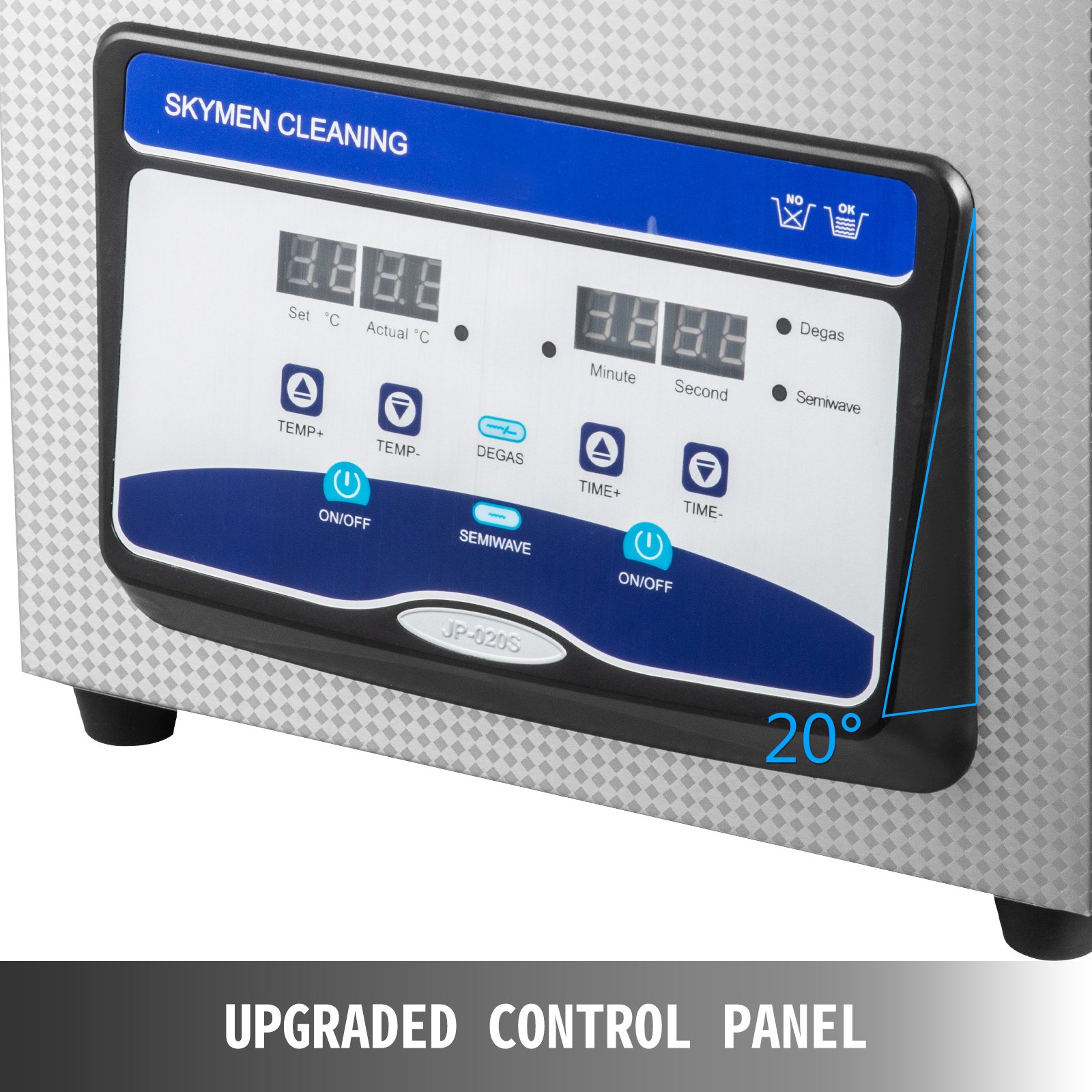 Limpiador Ultrasónico 22l 300w/600w Inteligente Inoxidable Aplicación Amplia