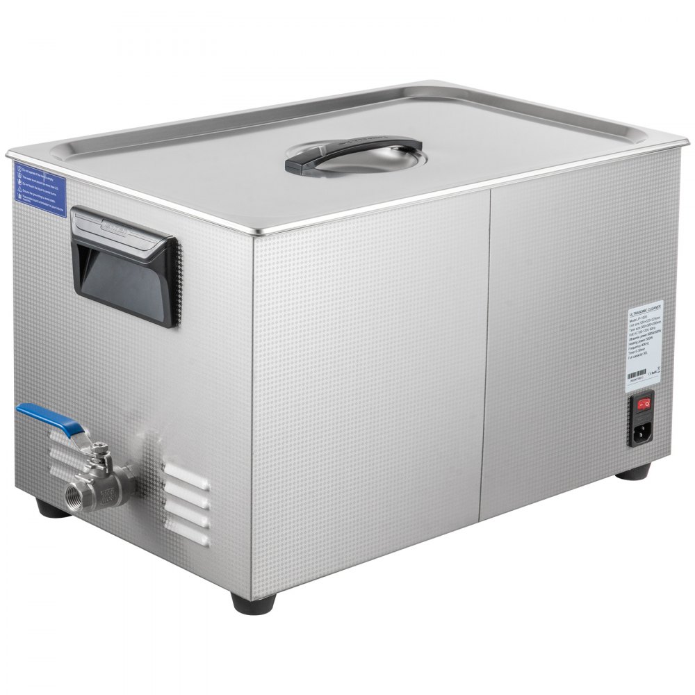 VEVOR Limpiador Ultrasónico, Limpiador de Joyas, Máquina Ultrasónica, Limpiador Sónico, Digital, 30L