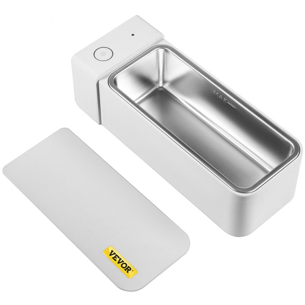 Vevor 600 Ml Limpieza Por Ultrasonido Ultrasonic Cleaner Limpiador 50 Khz Blanco