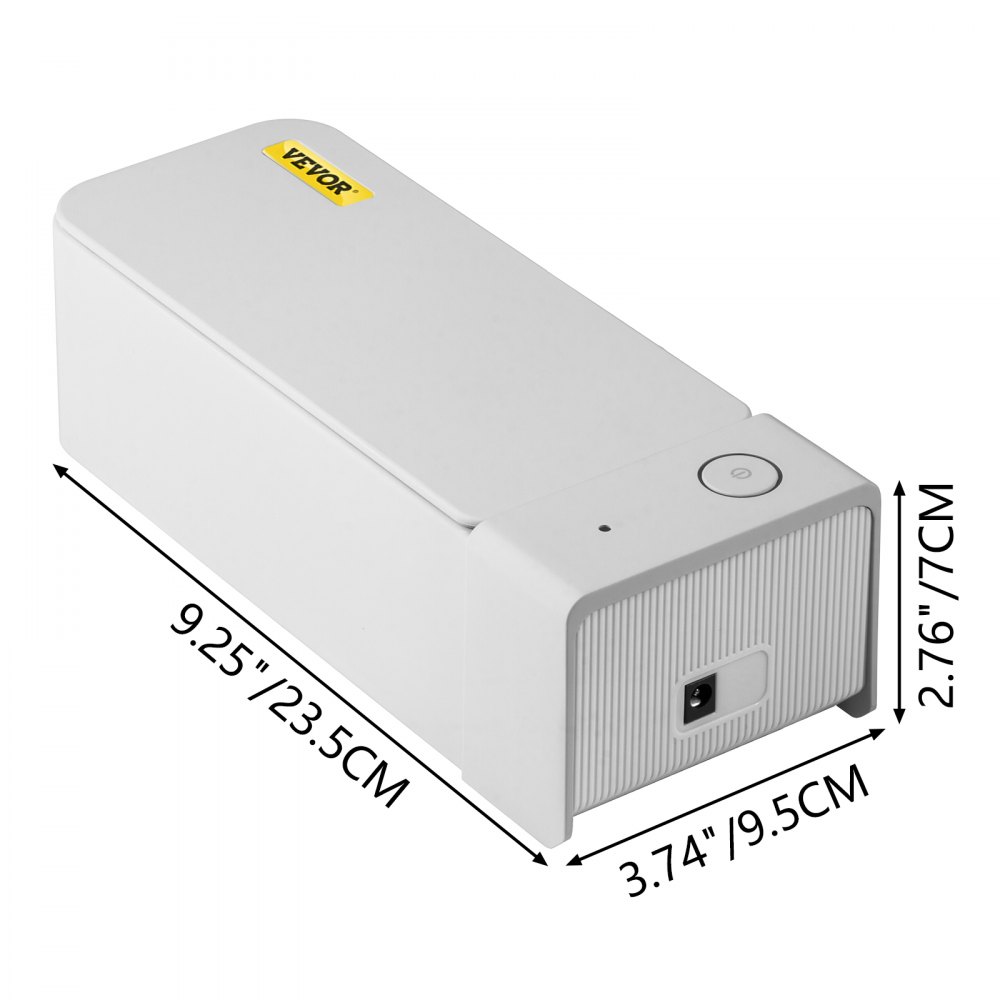 Vevor 600 Ml Limpieza Por Ultrasonido Ultrasonic Cleaner Limpiador 50 Khz Blanco