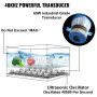 Vevor 2,5 L Limpiador Ultrasónico Digital Para Fruta Verdura Ultrasonic Cleaner