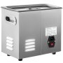 VEVOR Limpiador Ultrasónico 3L Limpiador Ultrasónico de Acero Inoxidable Temporizador y Calentador Limpiador Ultrasónico Profesional 40kHz 120W con Cesta Máquina de Limpieza para Metálicos Joyas Gafas