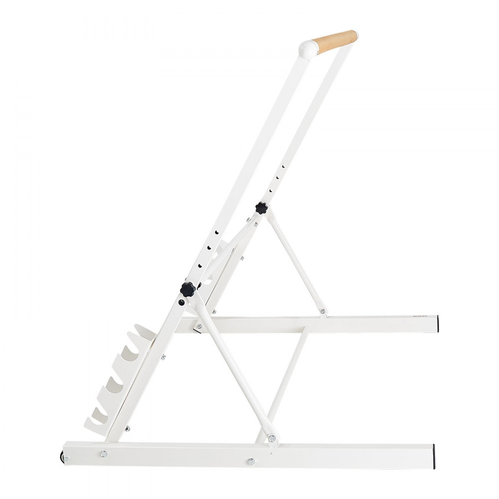 VEVOR Barra Elástica de Madera de Ballet, 4 Niveles, con Un Asa de Bloqueo Lateral, para Ejercicios de Ballet, Entrenamiento de Equilibrio, Ejercicios de Relajación y Yoga, 1048 x 870 x 950 mm