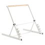 VEVOR Barra Elástica de Madera de Ballet, 4 Niveles, con Un Asa de Bloqueo Lateral, para Ejercicios de Ballet, Entrenamiento de Equilibrio, Ejercicios de Relajación y Yoga, 1048 x 870 x 950 mm