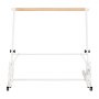 VEVOR Barra Elástica de Madera de Ballet, 4 Niveles, con Un Asa de Bloqueo Lateral, para Ejercicios de Ballet, Entrenamiento de Equilibrio, Ejercicios de Relajación y Yoga, 1048 x 870 x 950 mm