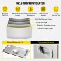VEVOR 6 L Digital Ultrasonic Record Cleaning Device, Stainless Steel, 33 x 18 x 28.5 cm, Ultrasonic Cleaning Device, Ultrasonic Cleaner, Ultrasonic Unit, Heater, Digital, Glasses, Watches, Jewelry