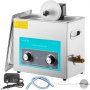 VEVOR 6 L Digital Ultrasonic Record Cleaning Device, Stainless Steel, 33 x 18 x 28.5 cm, Ultrasonic Cleaning Device, Ultrasonic Cleaner, Ultrasonic Unit, Heater, Digital, Glasses, Watches, Jewelry
