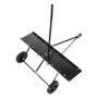 VEVOR Pull-Along Lawn Scarifier, 40-inch Pull-Along Lawn Scarifier with 20 Spring Steel Tines, Pull-Along Lawn Rake for ATVs or Lawn Mowers, Pull-Along Lawn Rake with Lifting Handle for Lawn in the Garden