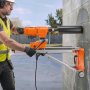 VEVOR Taladro de Núcleo Diámetro 20-450 mm Máquina Perforadora de Diamante, Perforación para Hormigón, Ladrillo, Mármol, 4500 W, Velocidad 1150 RPM, con Broca para Taladrar en Húmedo, Base con Ruedas