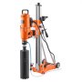 VEVOR Taladro de Núcleo Diámetro 20-450 mm Máquina Perforadora de Diamante, Perforación para Hormigón, Ladrillo, Mármol, 4500 W, Velocidad 1150 RPM, con Broca para Taladrar en Húmedo, Base con Ruedas