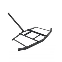 VEVOR Grada de Arrastre, Niveladora de Entrada de Acero Q235 con Barras Ajustables y Enganche de Pasador, Barra de Remolque de 940 mm Soporta hasta 22,7 kg Ideal para Tractores Todoterreno, UTV