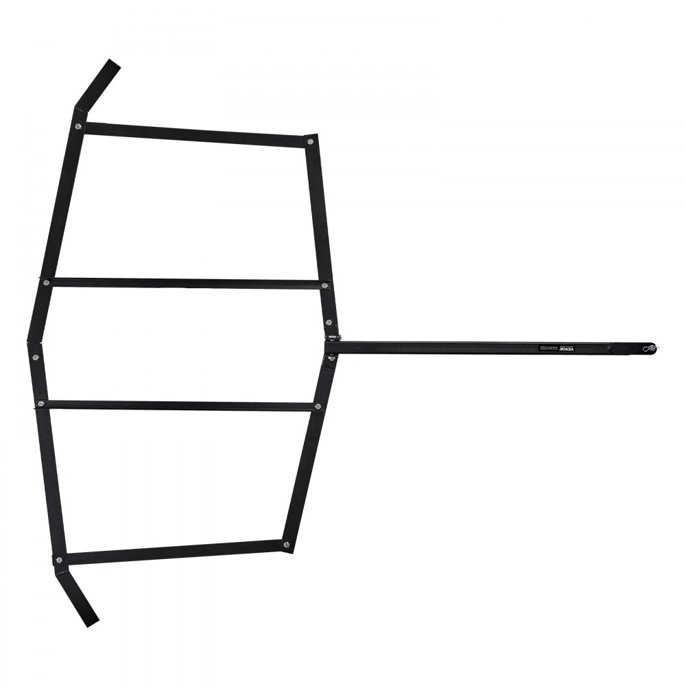 VEVOR Grada de Arrastre Ancho de 183 cm para Remolcar Niveladora de Entrada de Vehículos de Acero con Enganche Tipo Pasador Niveladora de Entrada de Vehículos con Nivel de Grava para Vehículos, UTV