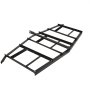 VEVOR trail harrow, 2150x2120x110mm, trailed meadow harrow, Q235 steel entrance leveling device with adjustable rods & bolt coupling, tractor entrance harrow for off-road vehicles, UTVs