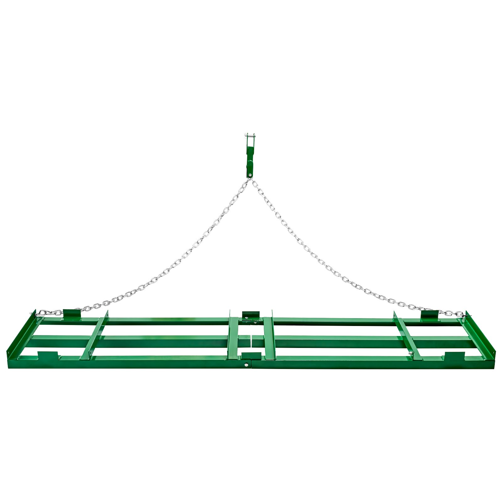 VEVOR Rastrillo de Arrastre 243,5x50 cm Cadena de 183 mm Rastrillo para Nivelación de Caminos de Acceso para Vehículos Todo Terreno, UTV, Tractores, Cortacéspedes, Herramienta de Nivelación de Césped