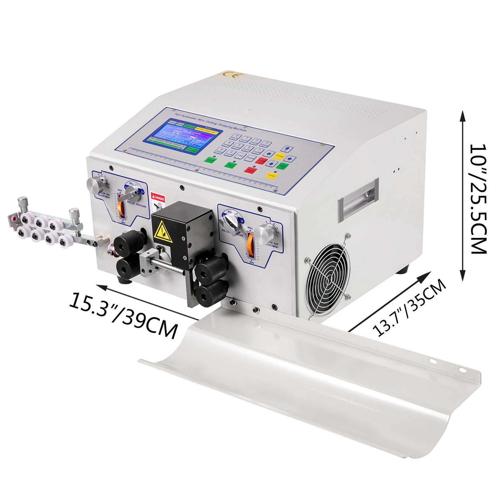 Máquina De Pelacables De Computadora 4 Ruedas Peladora De Cables Eléctricos 400w