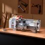 VEVOR Metal Lathe 220x450 mm Bench Lathe Automatic Feed 2500 rpm Speed 1250 W Brushless Motor, with Accessories, Lathe for Machining Precision Parts