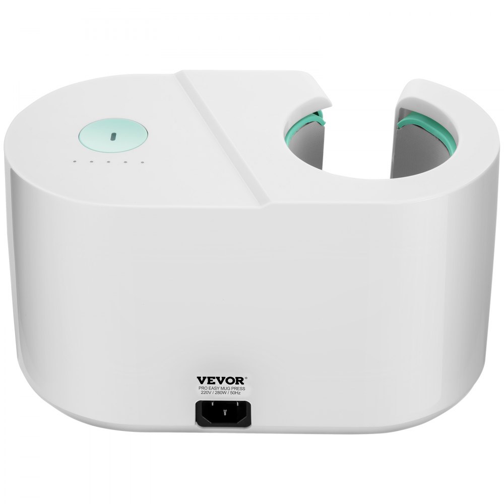 VEVOR Prensa Térmica para Tazas 280 W Máquina de Prensado de Tazas Blanco Prensa de Calor para Tazas de Sublimación para Dibujar Proyectos, Imprimirlos y Pegarlos en la Superficie de la Taza