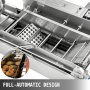 VEVOR Máquina Automática para Hacer Donuts o Rosquillas de 2 Filas Máquina de Hacer Rosquillas Comericial Maquina de Buñuelos Automática