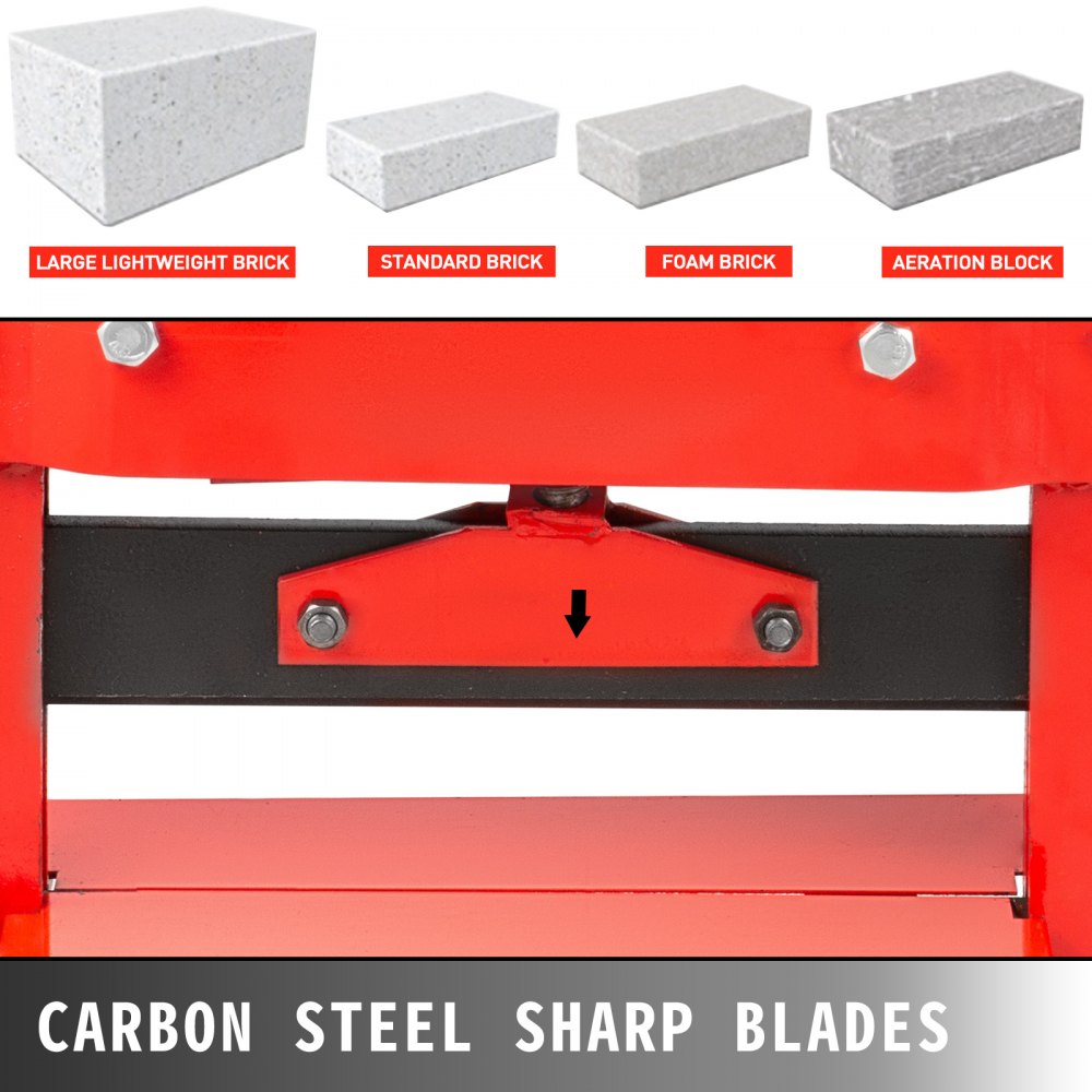 Cortador De Ladrillos Cortador De Adoquines De Bloques 12.6" X 5.5"manual