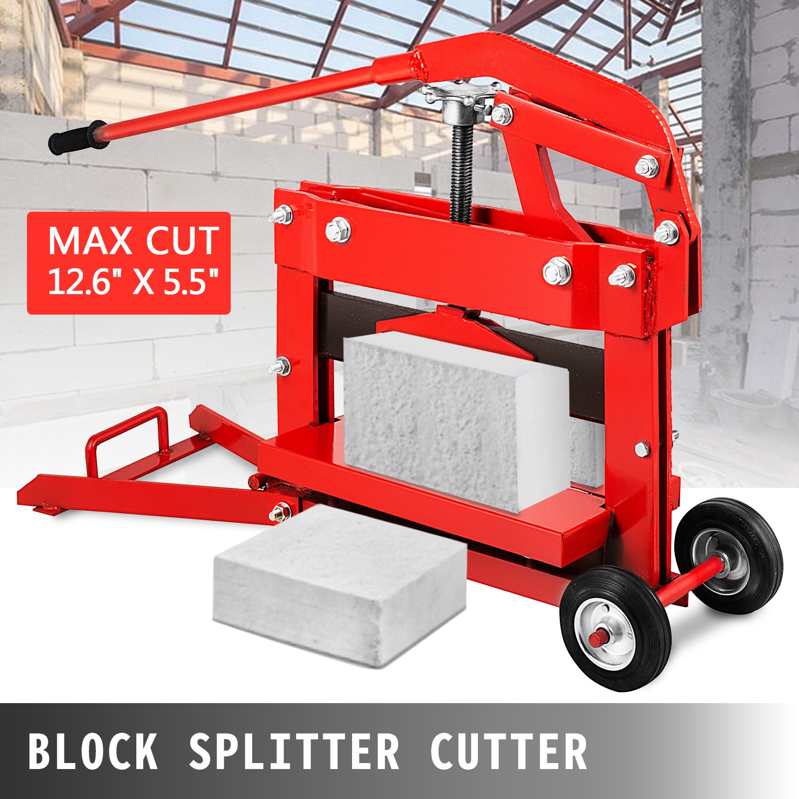 Cortador De Ladrillos Cortador De Adoquines De Bloques 12.6" X 5.5"manual