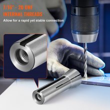 VEVOR R8 Portabrocas de Precisión 13PCS 1/8"-7/8" 3,2-22,2 mm Acero de Aleación 45# TIR 0,0012"/30μm con 13 Cajas de Almacenamiento Etiquetadas, para Fresadoras, Perforadoras, Centros de mecanizado