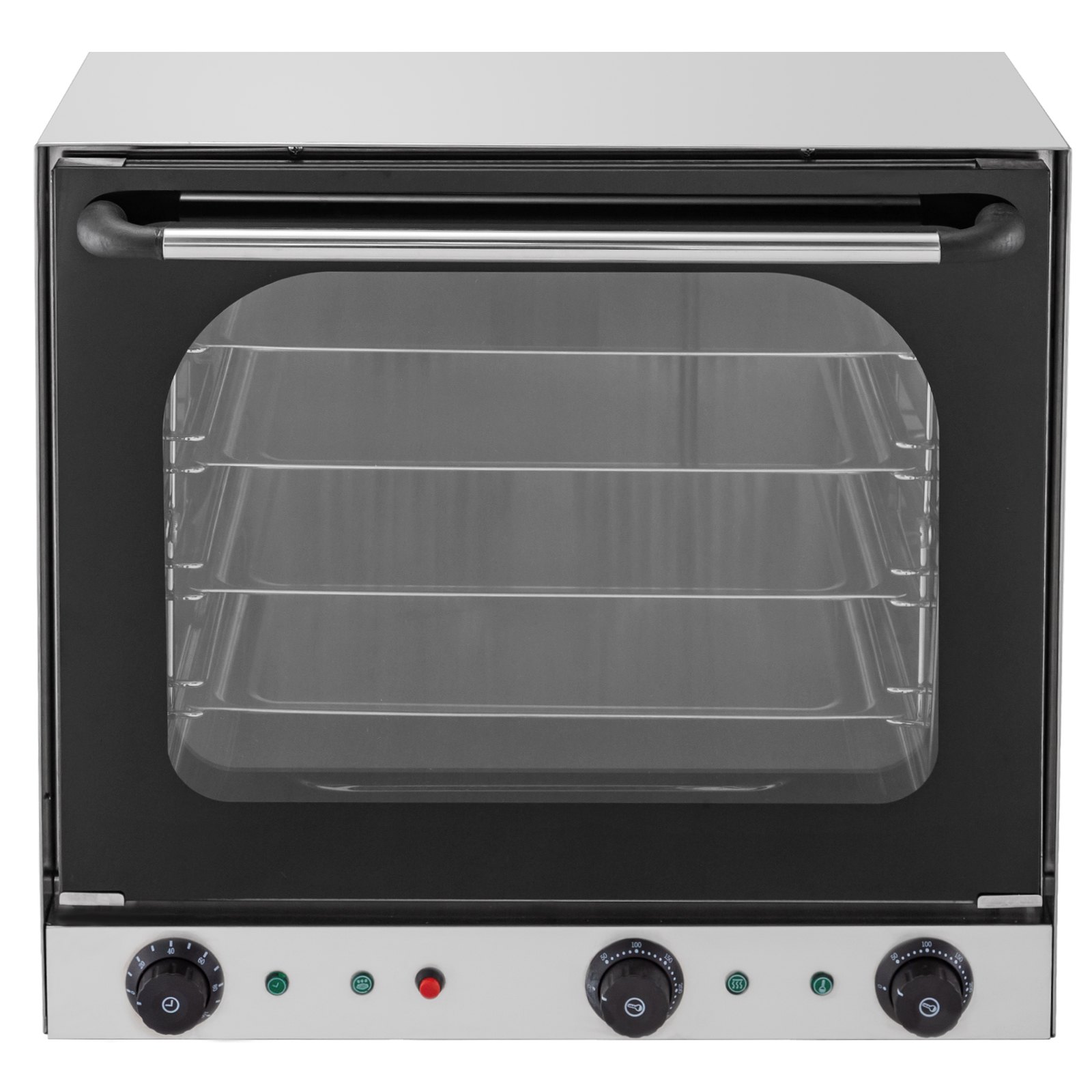 Horno Tostador De Convección 2.6kw De 4 Niveles Vidrio A Prueba De Explosiones