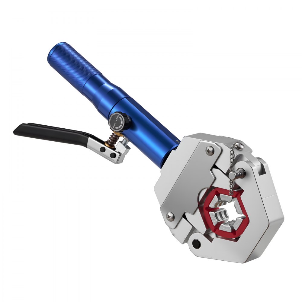VEVOR Herramienta de Crimpado Hidráulico para Mangueras de Aire Acondicionado, con 7 Matrices, Estuche de Transporte, para Reparación de Aire Acondicionado Automotriz, 420 x 310 x 80 mm, sin Fugas