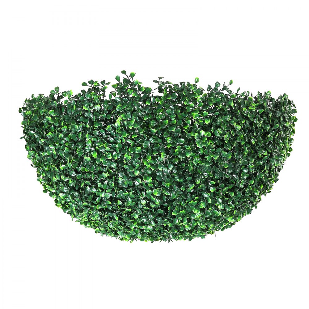 VEVOR 2x Artificial Boxwood Ball Ø40.6cm Garden Decoration Artificial Boxwood Ball Artificial Plant made of PE, Wood, PP incl. 4 Decorative Butterflies and 10 Replacement Leaves