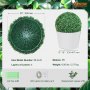 VEVOR Topiario Artificial de Boj 508 mm, Bola de Boj Artificial, 2 Plantas Falsas de PE, 10 Hojas Reemplazables, 2 Luces LED para Decoración de Interiores, Jardín, Terraza, Balcón, Entrada