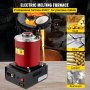 VEVOR Horno de Fusión 1750 W Horno de Fusión Eléctrica 38 x 24 x 21 cm 1150℃ Horno de Fusión de Oro para el Procesamiento de Fundición de Oro, Plata Pura, Cobre Puro y Aluminio en industria y Taller