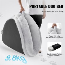 VEVOR Cama Grande para Perros Tamaño Humano Piel Sintética 1825x1220x254 mm