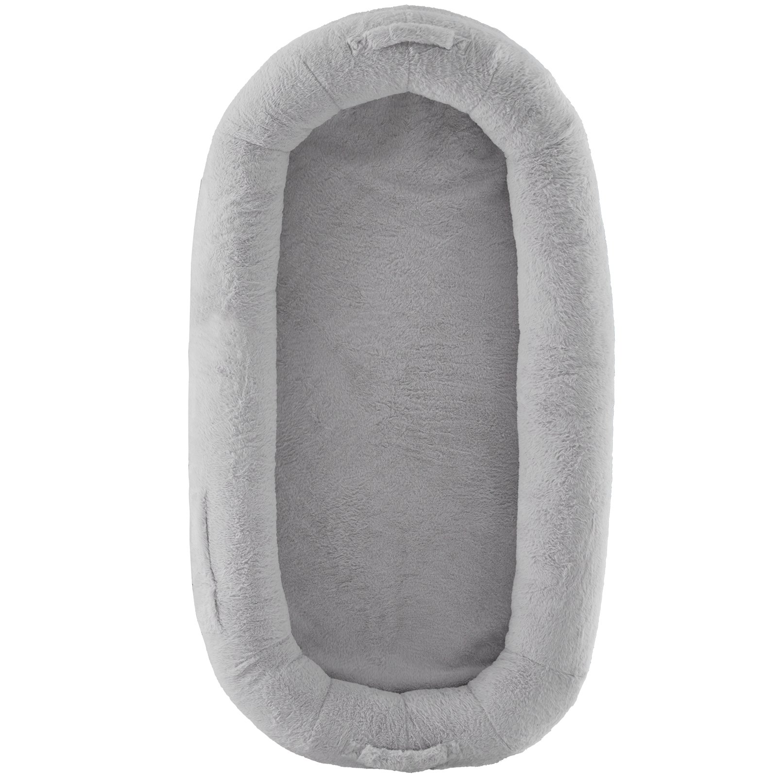 VEVOR Cama Grande para Perros Tamaño Humano Piel Sintética 171x89x25 cm Gris