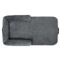 VEVOR Cama para Perros Rectangular, 179 x 95 x 22 cm, Ortopédica, de Espuma Viscoelástica, Tamaño Humano, con Bolsillo Lateral, Asa y Cremallera, Funda Extraíble y Lavable a Máquina, Gris Oscuro