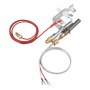 VEVOR Conjunto de Piloto de Gas, OE 14D0477, LPG8404, SRV14D0477, Kit de Piloto de Gas para Chimenea, Compatible con Modelos Lexington Forge, Majestic, Martin y Monessen, 160 x 120 x 40 mm, Plata