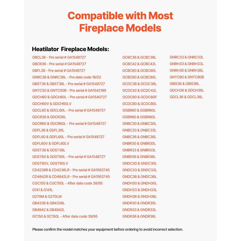 VEVOR Gas Pilot Assembly, OE 4021-732, 25660 Fireplace Gas Pilot Assembly, Natural Gas Ignition Replacement with Pilot Tube, Thermocouple, Thermopile, Wires, Compatible with Heatilator Models