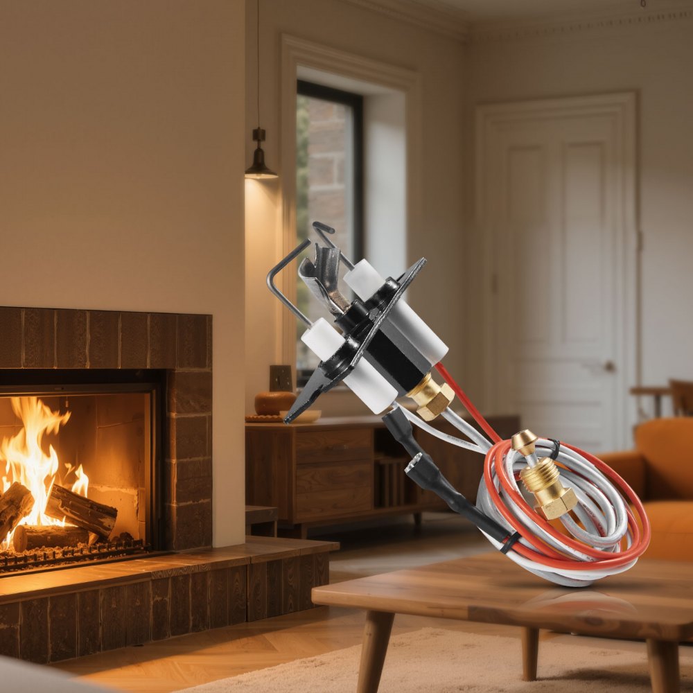 VEVOR Conjunto de Quemador Piloto de Gas Natural, OE 2090-012, 2198-012, SRV2090-012, Repuesto a Encendido de Gas Natural, para Heatilator, Heat & Glo, Quadra-Fire, Outdoor Lifestyles y Majestic