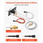 VEVOR Conjunto de Quemador Piloto de Gas Natural, OE 2090-012, 2198-012, SRV2090-012, Repuesto a Encendido de Gas Natural, para Heatilator, Heat & Glo, Quadra-Fire, Outdoor Lifestyles y Majestic