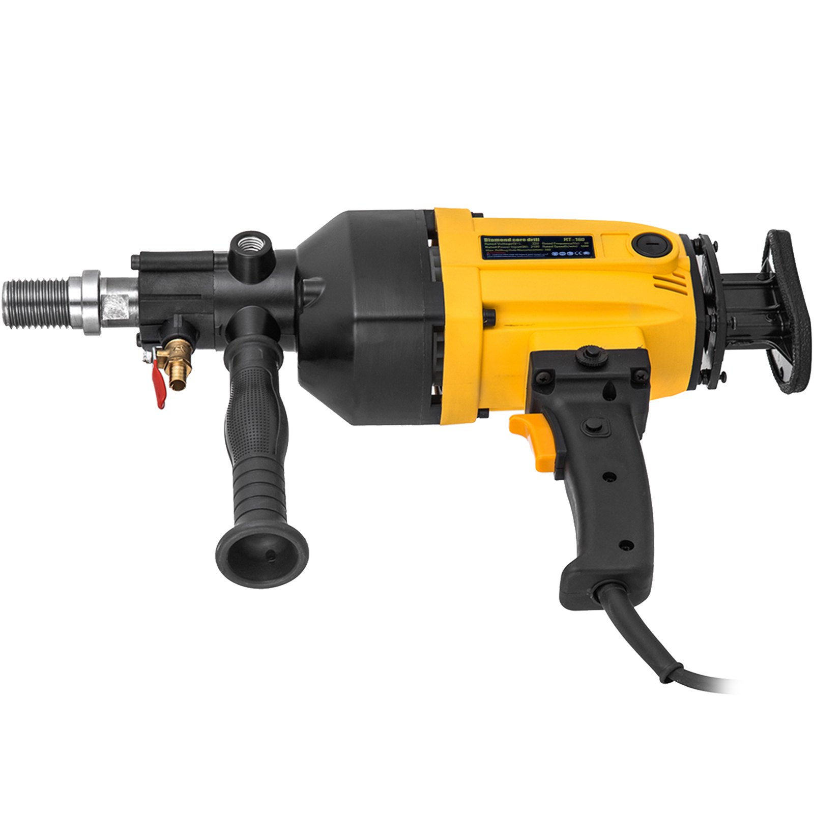 VEVOR Perforadora Hormigon Taladro Diamantado de Perforación de Núcleo de Diamante 2180 W Velocidad de Rotación de 1600 r/min