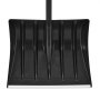 VEVOR Pala Quitanieves Ergonómica, con Mangos en Forma de D y Hoja de Aluminio, Herramienta para Quitar Nieve, para Jardín, Coche y Camping, Entradas de Vehículos, Plástico, Negro, 1400 x 420 mm