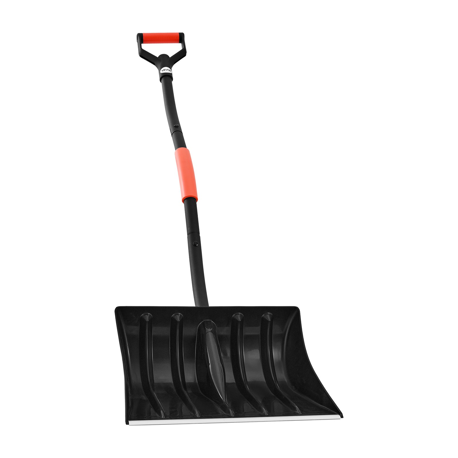 VEVOR Snow Shovel for Driveway, 42cm Wide Snow Shovel with D-shaped Handles & Aluminum Blade, Large Capacity Snowplow Shovels, Lightweight Snows Removal Tool for Garden Car Camping Outdoors