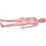 Maniquí de enfermería VEVOR para formación médica con características anatómicas y movilidad articular.