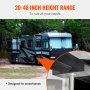 Gatos de soporte deslizables VEVOR rv para autocaravanas, altura ajustable de 20&quot; a 48&quot;, para exteriores.