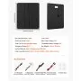 VEVOR Cargador de Batería Solar 30 W, con Células Monocristalinas, Controlador Inteligente Integrado y Cables de Conexión, Resistente al Agua IP67, Portátil, para Coches, Barcos y Autocaravanas